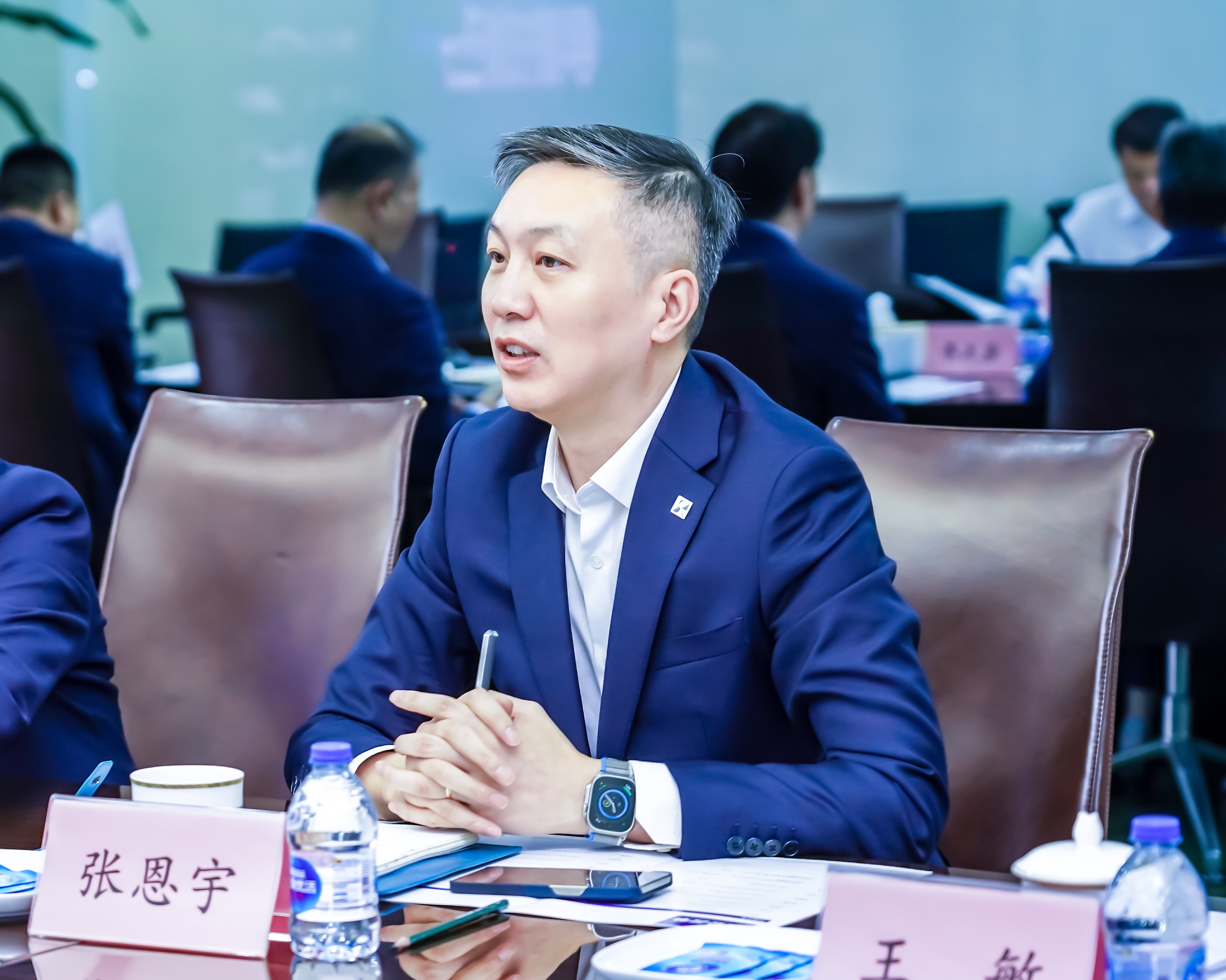 中国石化向导刘会友、张建阔一行莅临尊龙凯z6mg官网旅行考察(图8)